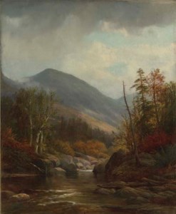 Autumn Landscape with River