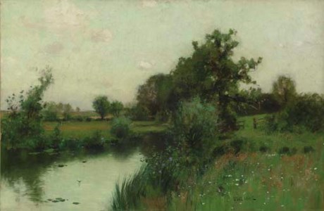 Spring River Landscape
