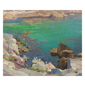 Samuel John Lamorna Birch, RA, RWS, RWA (British, 1869-1955) Lamorna Cove