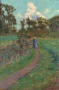 Figure on a path, Brittany