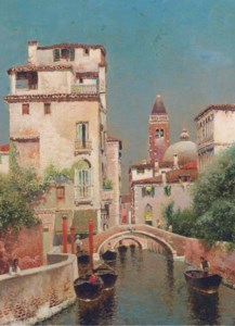 A Venetian canal