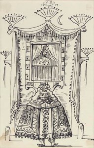 Three Costume studies for Rossini's Il Barbiere di Siviglia