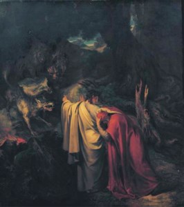 Dante in the underworld