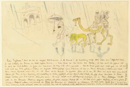 Prybram's return from Africa, an illustrated letter