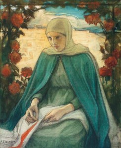 The Virgin Mary in the rose garden (Jungfru Maria i Rosengard)