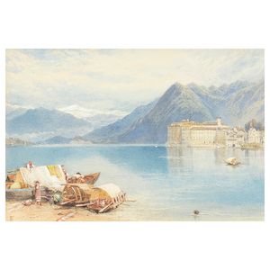 Myles Birket Foster, RWS (British 1825-1899) Isola Bella, Lake Maggiore