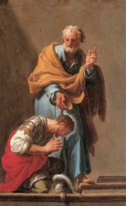 Saint Peter baptizing the Centurion Cornelius