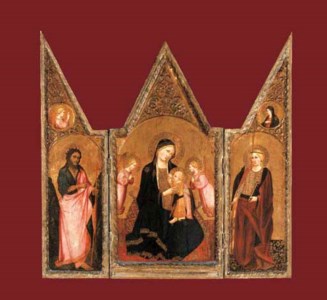The Madonna of Humility with Saint Catherine and Saint John the Baptist
