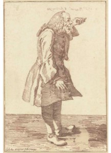 Caricature of Signore Masini