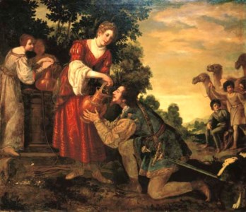 Rebecca and Eliezer at the Well
