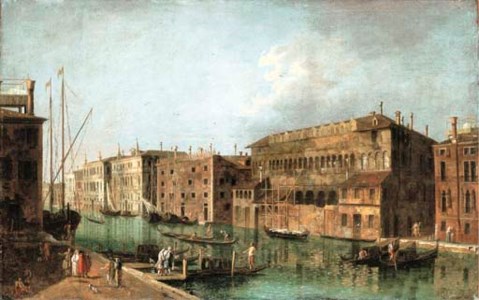 The Grand Canal, Venice, at the Fondaco dei Turchi