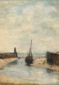 Low tide, Port de Trouville