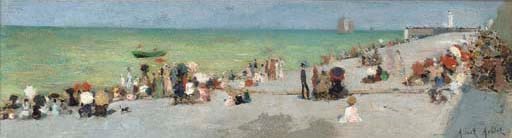 Scène de plage