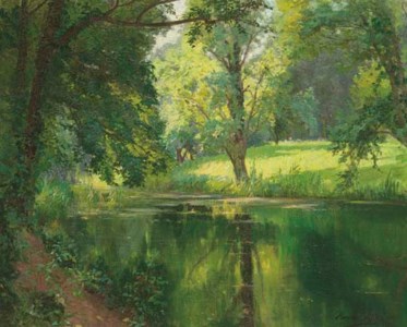 A quiet stretch of the river