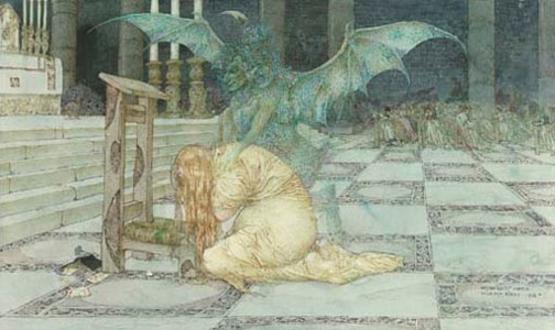 Gretchen dans la cathedrale