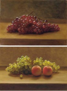 Grapes; and Grapes and Peaches: A Pair of Works