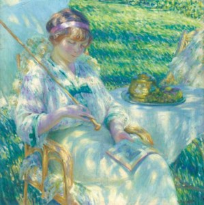 Lady in the Sunshine Reading