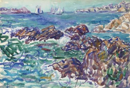 Rocky Cove with Village