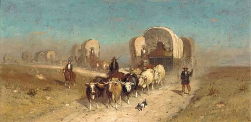 Westward Ho: Study for Ships of the Plains