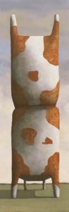 Two Cows in a Pile