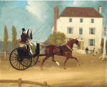 A gig passing The Eagle, Snaresbrook