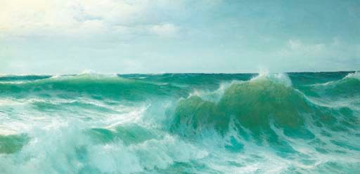 A breaking wave