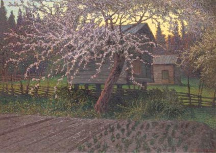 Midsummer night in Dalecarlia, Sweden