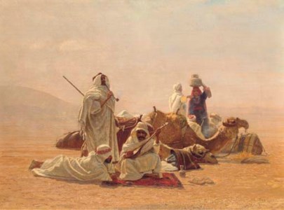 The caravan at rest