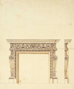 Design for a chimney-piece for Thomas Coke, 1st Earl of Leicester (d.1748) for Holkham Hall, Norfolk