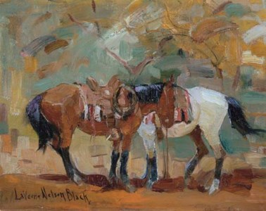 Horses Saddled