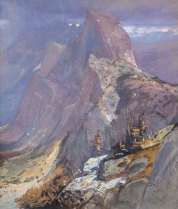 The Half-Dome from Glacier Point, Yosemite