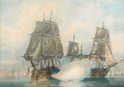 The broadside salute