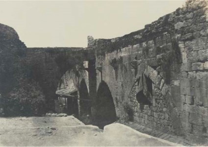 Jérusalem: Sainte-Marie la Grande, Vue générale; Sainte-Marie la Latine; Enceinte de l'Hopital des Chevaliers de Saint-Jean, Côté Sud, 1854