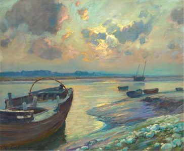 Sunset over the estuary