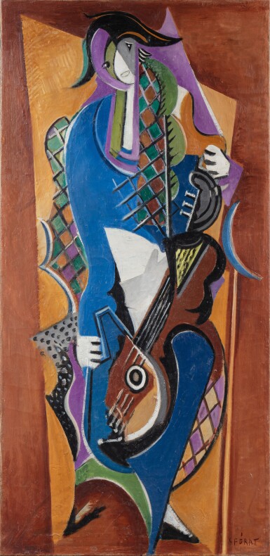 Arlequin à la guitare