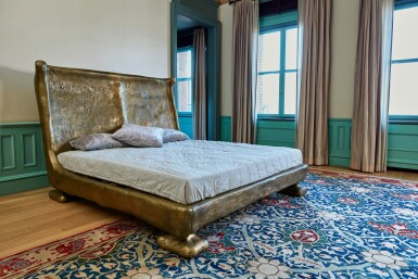 Unique "Prehistoric Sleigh II" Bed