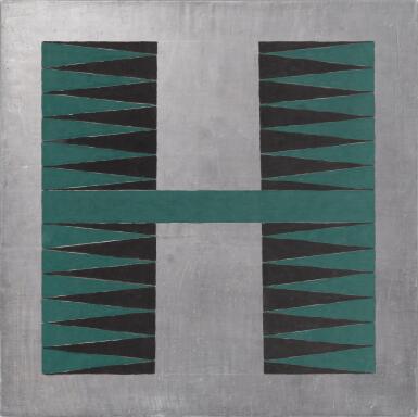 Untitled (Lead Chevron: 8)   