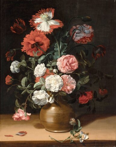 Still Life with flowers and butterflies | Nature morte aux fleurs et aux papillons