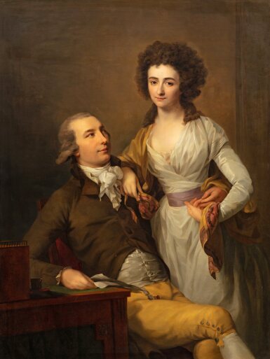 Portrait of Jacob Hendrik Boode and his wife Catharina Antoinette, née Martin | Portrait de Jacob Hendrik Boode et de sa femme Catherine Antoinette, née Martin