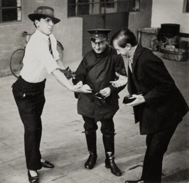 Andor Weininger & Alexander Xanti Schawinsky Clowning with 'Der Geldbriefträger' (Money Postman)