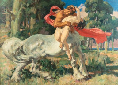 Nessus Abducting Dejanira | Nessus enlevant Déjanire