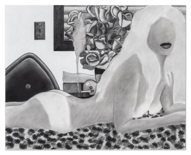 Tom Wesselman, Drawing for Great American Nude #94 1/2