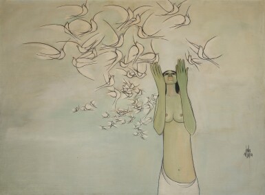 Untitled (Woman with Birds)