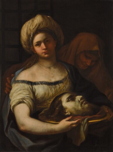 Salome with the head of Saint John the Baptist and an attendant