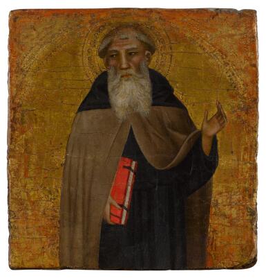 A male saint, possibly Saint Anthony Abbot 