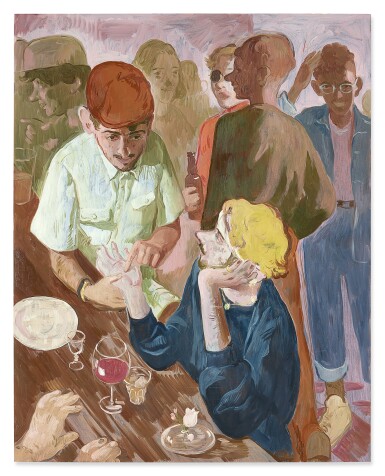 Salman Toor, The Palm Reader