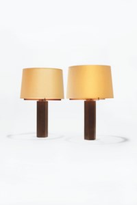 Paire de lampes de table, le modèle créé vers 1960