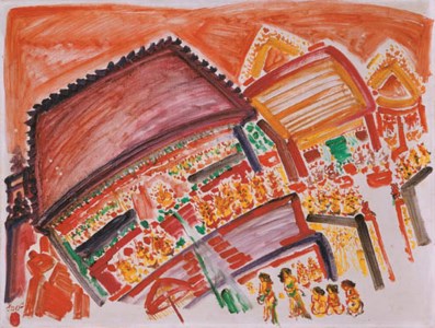 Temple scene