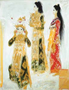The Legong dancers