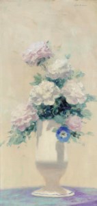 Vase de roses